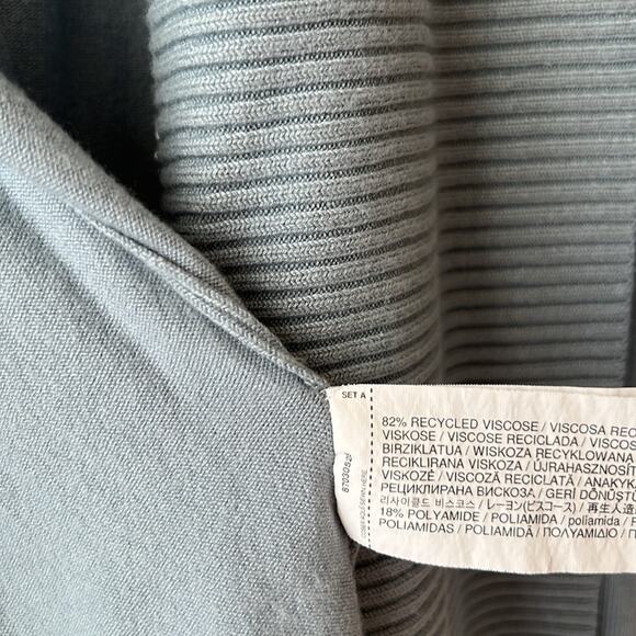 Mango Fine-Knit Cardigan in Blue, Size S - Picture 7 of 10